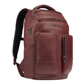 Piquadro - Zaino in pelle porta Pc 15.6, Marrone